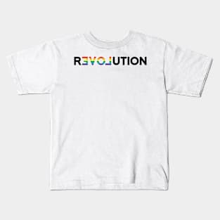 Revolution Love LGBT Pride Kids T-Shirt